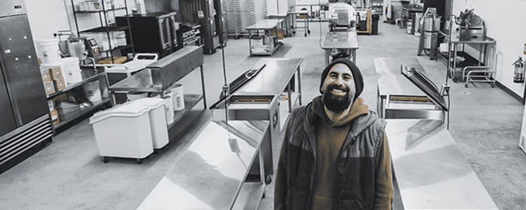Johnny Benbow, Quality Assurance Manager for The BE-Hive, in their state of the art production facility