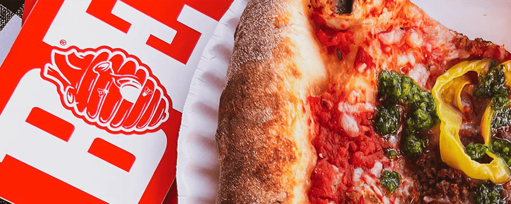 The BE-Hive's vegan pizza product